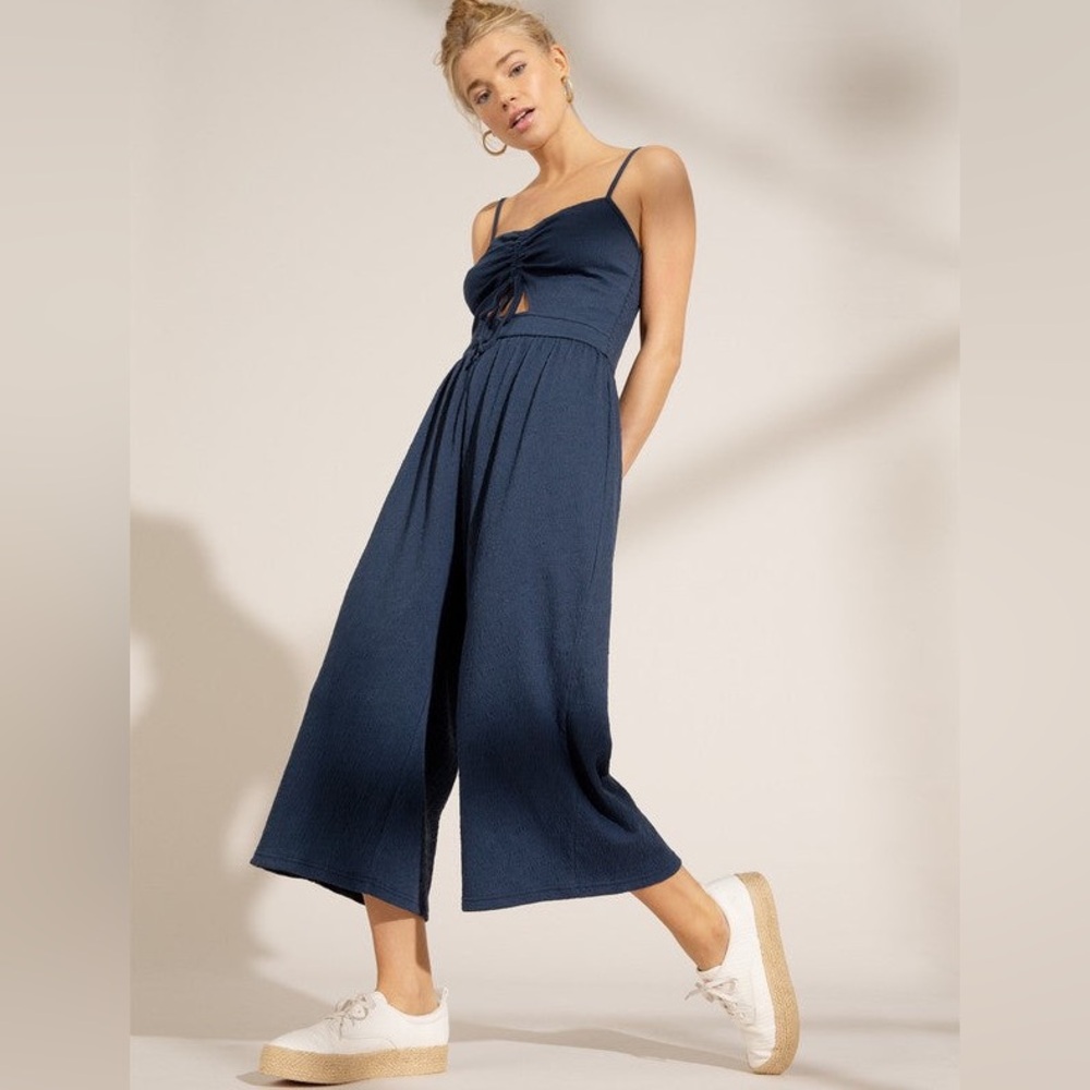 Roxy WHERE YOU MOVE STRAPPY MIDI JUMPSUIT